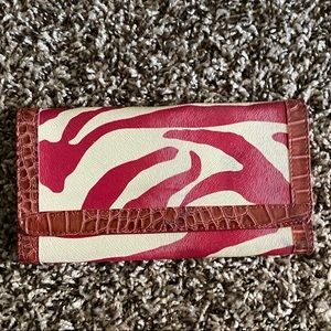 Pink / Red Zebra Wallet